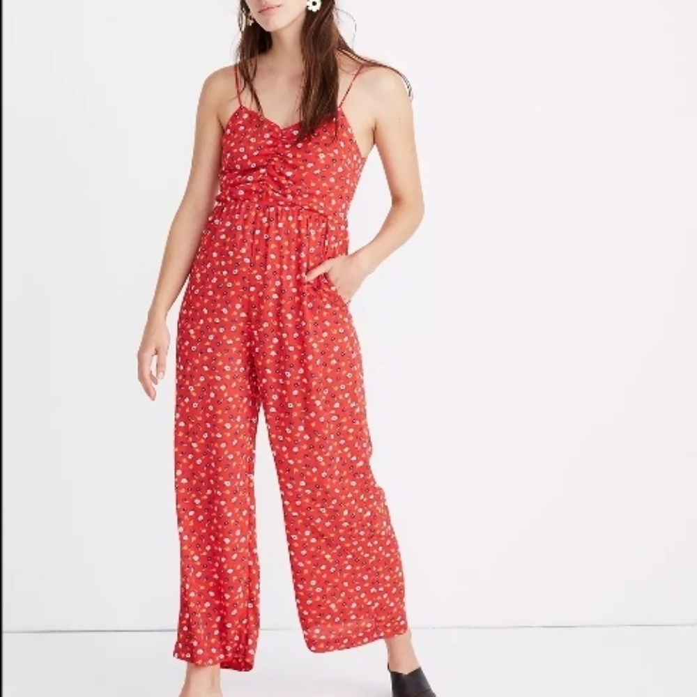 Madewell Prairie Posies Jumpsuit